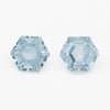 4 to 5mm Light Denim Montana Sapphire Hexagons