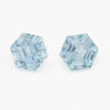 4 to 5mm Light Denim Montana Sapphire Hexagons