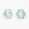 4 to 5mm Light Green Montana Sapphire Hexagons