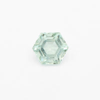 4 to 5mm Light Green Montana Sapphire Hexagons