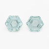 4 to 5.5mm Light Teal Montana Sapphire Hexagons