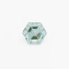 4 to 5.5mm Light Teal Montana Sapphire Hexagons