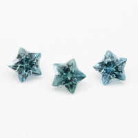 3.5 to 5mm Dark Denim Montana Sapphire Star Cuts