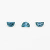 5x3mm Dark Denim Montana Sapphire Half Moons