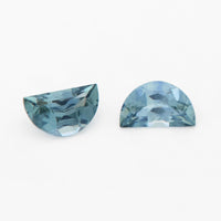 5x3mm Medium Denim Montana Sapphire Half Moons