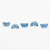5x3 to 6x4mm Medium Blue Montana Sapphire Half Moons