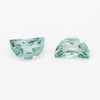 5x3 to 6x4mm Light Teal Montana Sapphire Half Moons