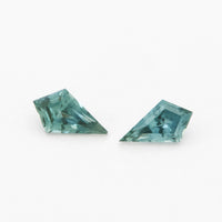 5x3 to 7x5mm Dark Teal Montana Sapphire Kites