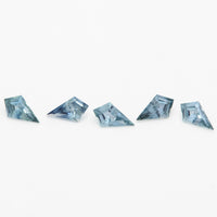 5x3 to 7x5mm Medium Denim Montana Sapphire Kites