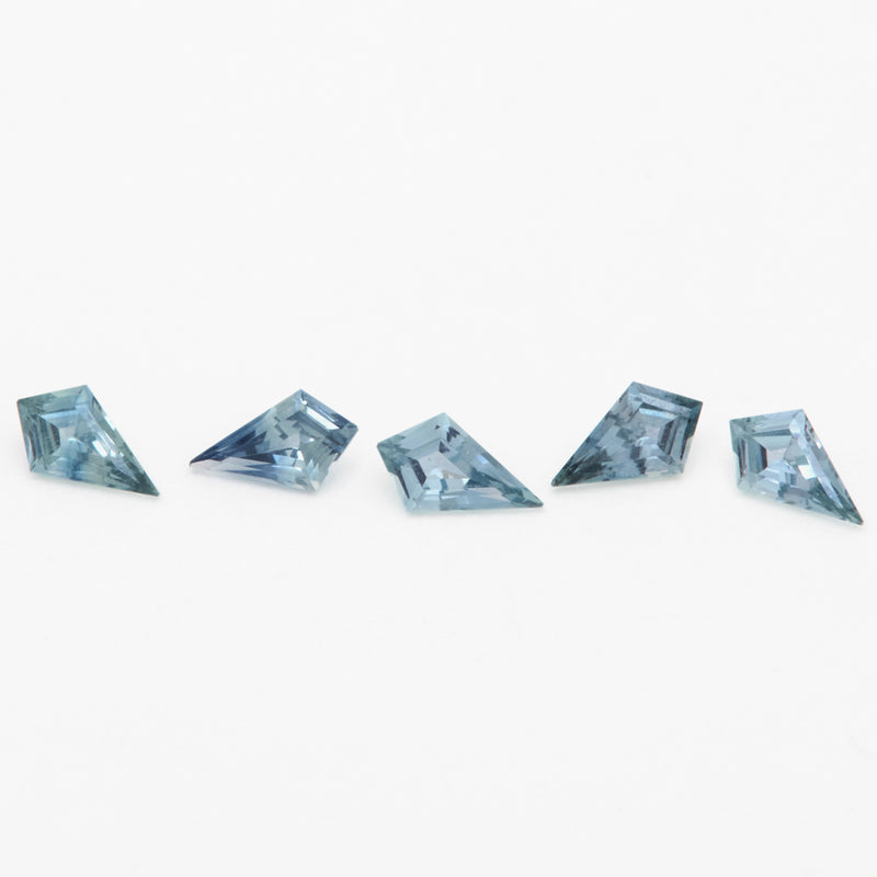 5x3 to 7x5mm Medium Denim Montana Sapphire Kites