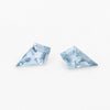 5x3 to 7x5mm Light Blue Montana Sapphire Kites