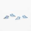 5x3 to 7x5mm Light Blue Montana Sapphire Kites