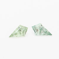 5x3 to 7x5mm Light Green Montana Sapphire Kites