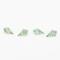 5x3 to 7x5mm Light Green Montana Sapphire Kites