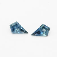 6x4 to 7x5mm Dark Denim Montana Sapphire Kites
