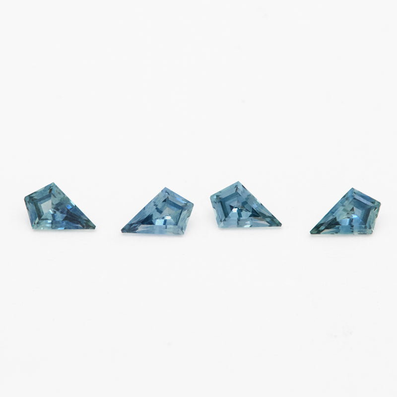 6x4 to 7x5mm Dark Denim Montana Sapphire Kites
