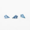 5x3 to 6x4mm Medium Blue Montana Sapphire Kites