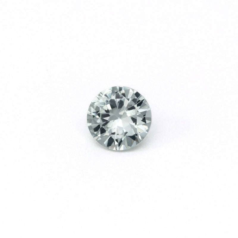 1.12ct White Montana Sapphire Round