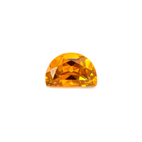 1.09ct Orange Montana Sapphire Half Moon