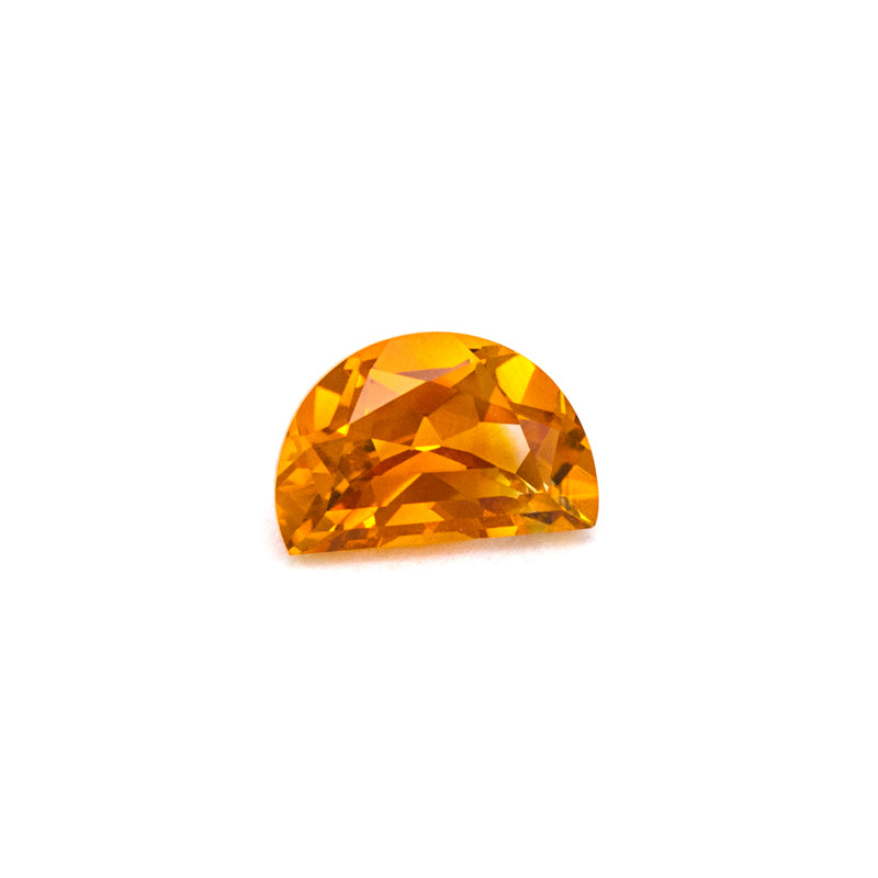 1.09ct Orange Montana Sapphire Half Moon