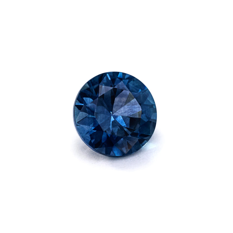 1.91ct Dark Blue Montana Sapphire Round