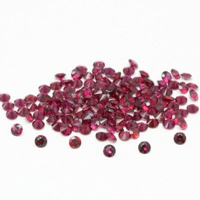 3mm Rnd Purple Anthill Garnet