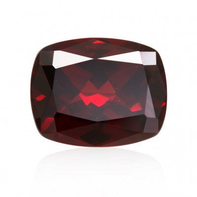 natural 10x8mm cushion cut red clearwater idaho garnet