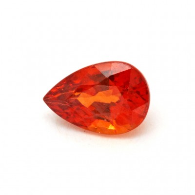 7.6 x 5.6mm Pear Cut Spessartite Garnet