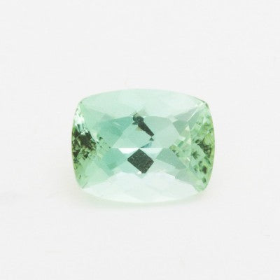 10x8mm Seafoam Tourmaline® Checkerboard Cushion