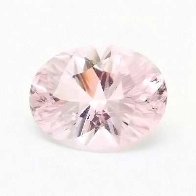 13.69ct Concave Oval Cut Light Pink Natural Tourmaline