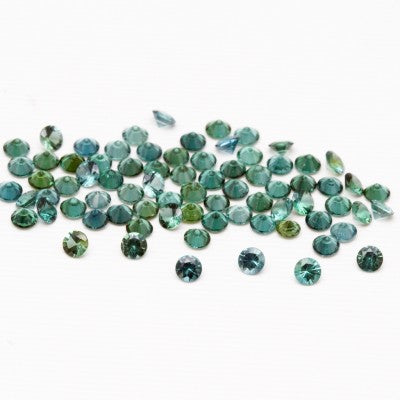 2.75mm Dark Teal Tourmaline Melee