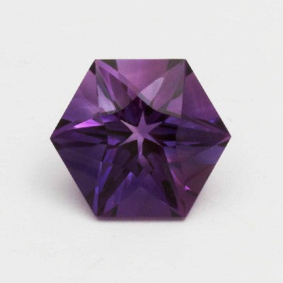 19.94ct AAA Iris Amethyst® Concave Hexagon