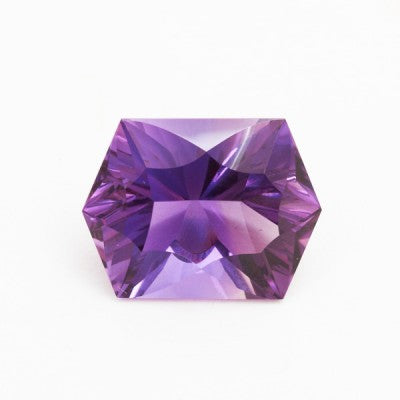 21.03ct AA Iris Amethyst® Concave Hexagon