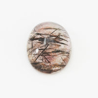 7x5 to 16x12mm Hematite in Quartz Oval Cabs