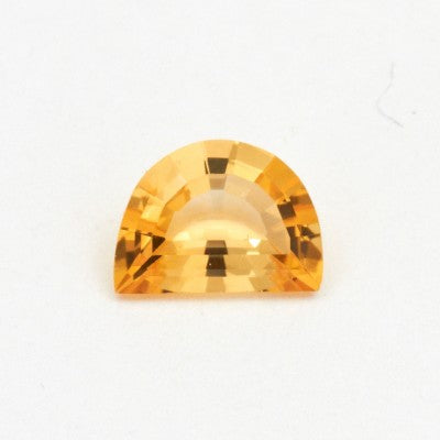 7x5mm Natural Half Moon Citrine