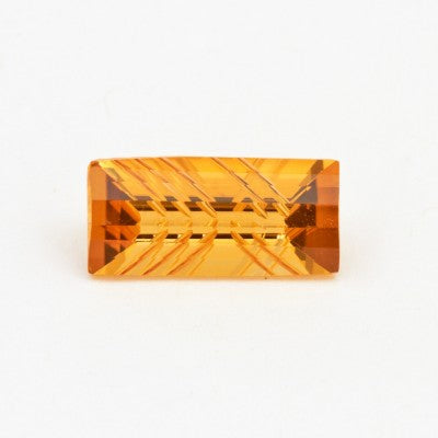 15x7mm Fantasy Cut Loaf Natural Yellow Citrine