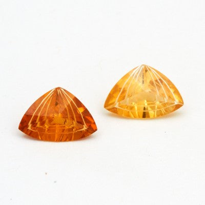 8x12mm Fantasy Onion Cut Natural Yellow Citrine