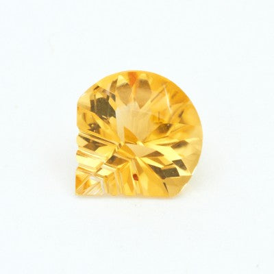 12x11mm Fantasy Trillobite Cut Yellow Citrine