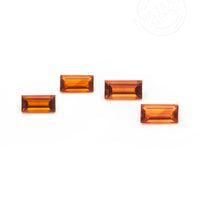 6x3mm Fire Citrine® Baguettes