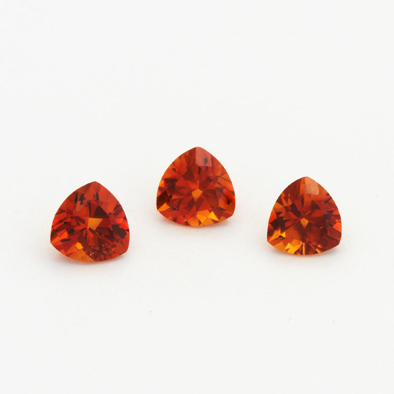 4 to 8mm Fire Citrine® Trillions