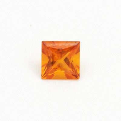 5mm Princess Cut Natural Madeira Citrine