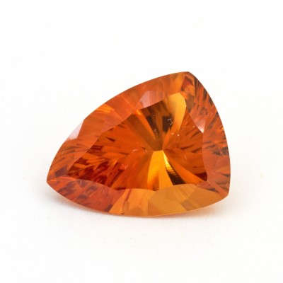 16x12mm Radial Cut Drop Trillion Madeira Citrine 