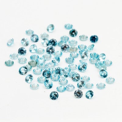 3mm Rnd AA Blue Zircon Melee