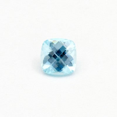 5.0mm Checkerboard Cushion Blue A Apsara Zircon®