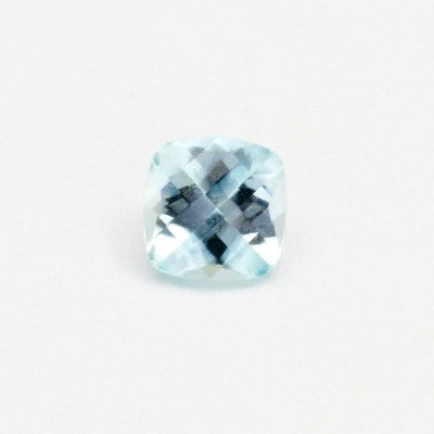 5mm Checkerboard Cushion Blue B Apsara Zircon®