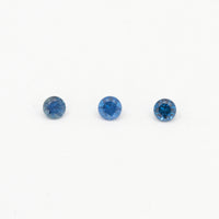 1 to 3mm Blue Spinel Rounds