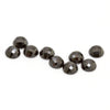 5 to 10mm Black Spinel Rose Cut Rounds