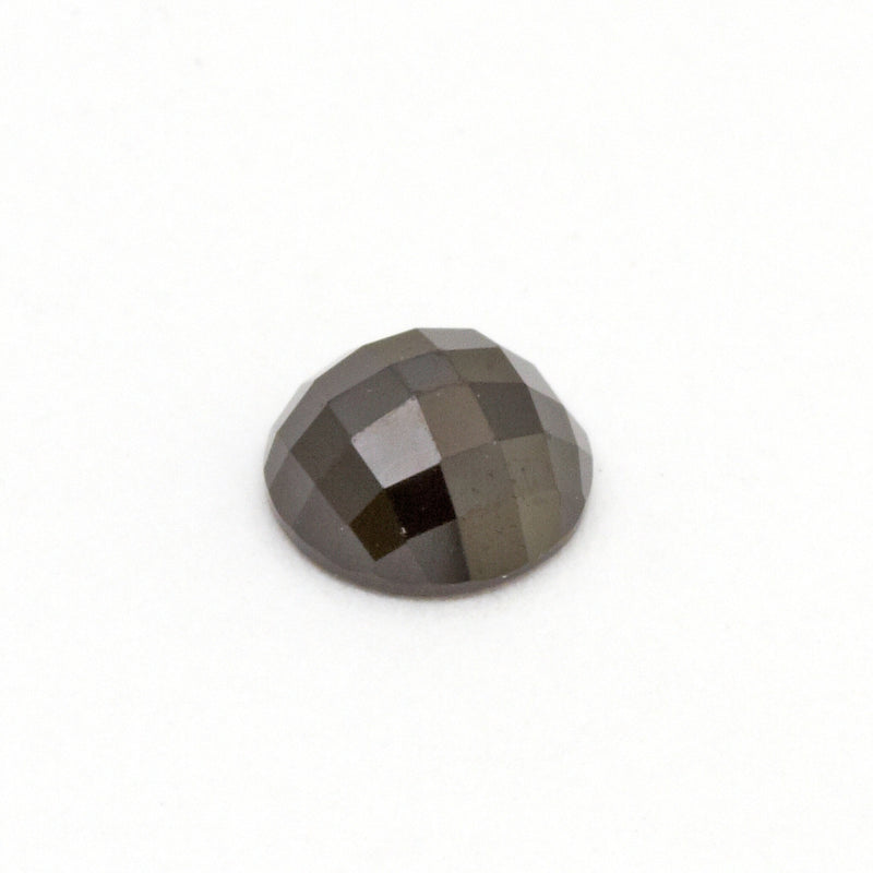 5 to 10mm Black Spinel Rose Cut Rounds