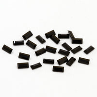 4x2mm Black Spinel Baguettes