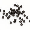 4mm to 7mm Black Spinel Faceted Round Beads